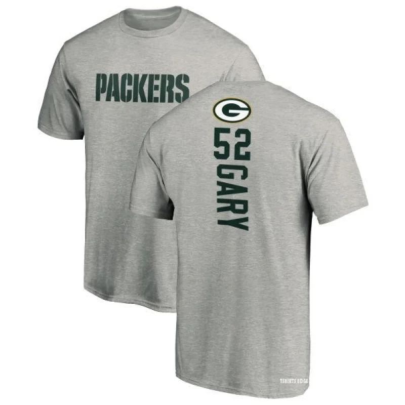 Rashan Gary Green Bay Packers Men's Backer T-Shirt - Ash