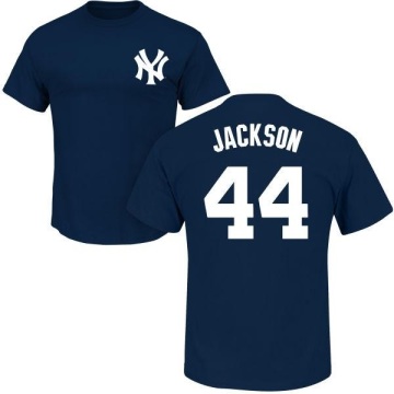 Reggie Jackson Name & Number T-Shirt - Navy