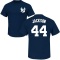Reggie Jackson Name & Number T-Shirt - Navy