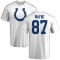 Reggie Wayne Name & Number T-Shirt - White