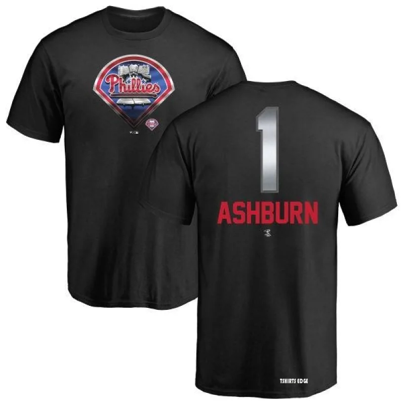 Richie Ashburn Midnight Mascot T-Shirt - Black - Tshirtsedge