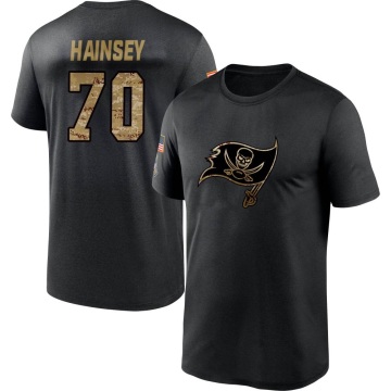Robert Hainsey 2020 Salute To Service Performance T-Shirt - Black