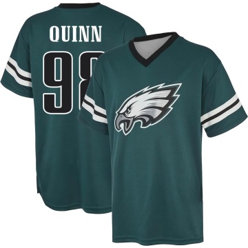 Robert Quinn Midnight Name & Number Game Day V-Neck T-Shirt - Green
