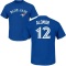 Roberto Alomar Name & Number T-Shirt - Royal