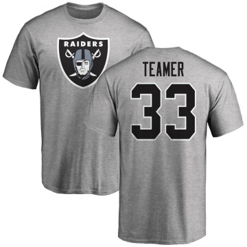 Roderic Teamer Name & Number T-Shirt - Ash