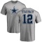 Roger Staubach Name & Number T-Shirt - Ash