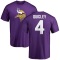 Ryan Quigley Name & Number T-Shirt - Purple