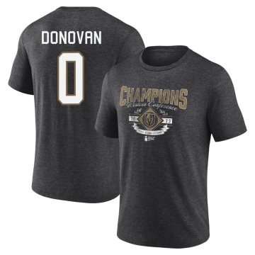 Ryder Donovan Heather 2023 Western Conference Champions T-Shirt - Charcoal