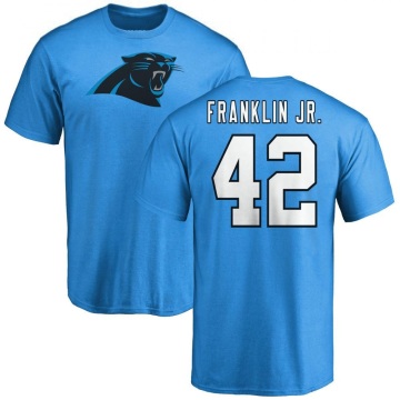 Sam Franklin Jr. Name & Number T-Shirt - Blue