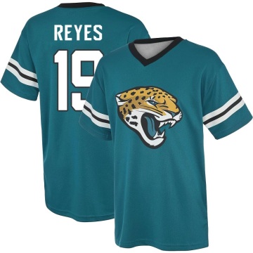 Sammis Reyes Name & Number Game Day V-Neck T-Shirt - Teal