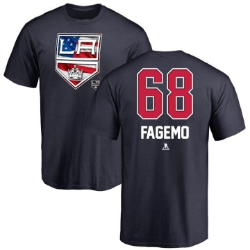 Samuel Fagemo Name and Number Banner Wave T-Shirt - Navy