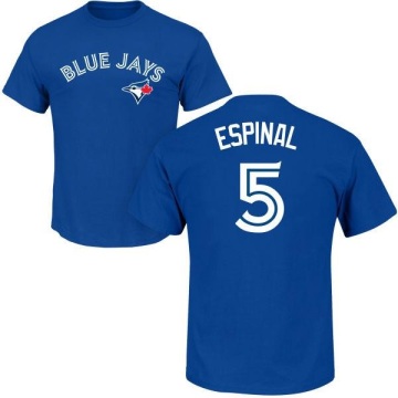 Santiago Espinal Name & Number T-Shirt - Royal