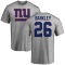 Saquon Barkley Name & Number T-Shirt - Ash