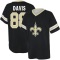 Shaquan Davis Name & Number Game Day V-Neck T-Shirt - Black
