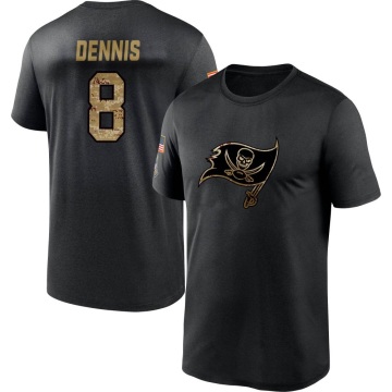 SirVocea Dennis 2020 Salute To Service Performance T-Shirt - Black