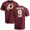 Sonny Jurgensen Name & Number T-Shirt - Maroon