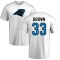 Spencer Brown Name & Number T-Shirt - White