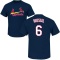 Stan Musial Name & Number T-Shirt - Navy