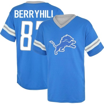 Stanley Berryhill Los Name & Number Game Day V-Neck T-Shirt - Blue