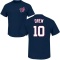 Stephen Drew Name & Number T-Shirt - Navy