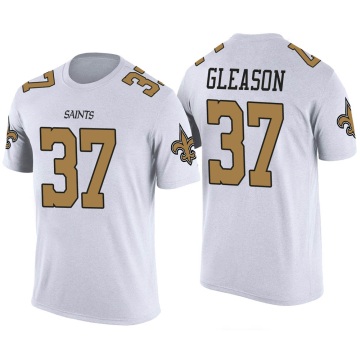 Steve Gleason Legend Color Rush T-Shirt - White