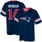 Steve Grogan Name & Number Game Day V-Neck T-Shirt - Navy