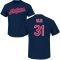 Steve Olin Name & Number T-Shirt - Navy