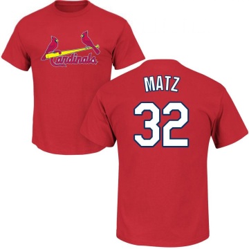 Steven Matz Name & Number T-Shirt - Red