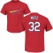Steven Matz Name & Number T-Shirt - Red