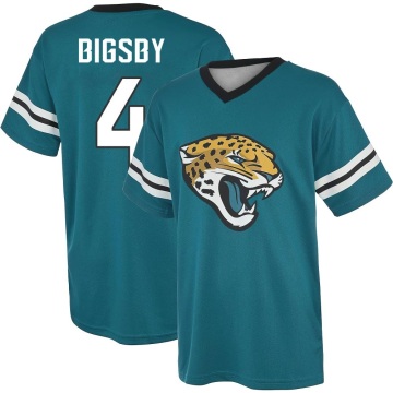 Tank Bigsby Name & Number Game Day V-Neck T-Shirt - Teal