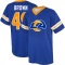 Tanner Brown Name & Number Game Day V-Neck T-Shirt - Royal