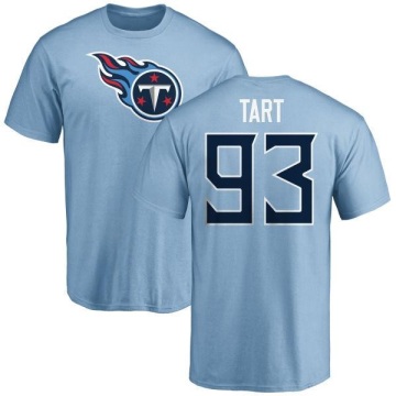 Teair Tart Name & Number T-Shirt - Light Blue