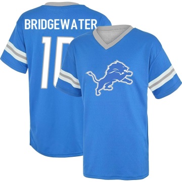 Teddy Bridgewater Los Name & Number Game Day V-Neck T-Shirt - Blue