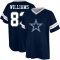 Terrance Williams Name & Number Game Day V-Neck T-Shirt - Navy Blue