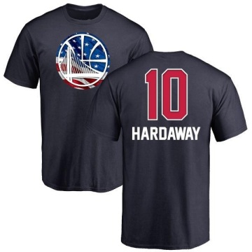 Tim Hardaway Name and Number Banner Wave T-Shirt - Navy
