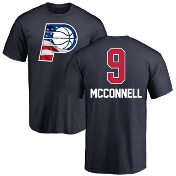 T.J. McConnell Name and Number Banner Wave T-Shirt - Navy