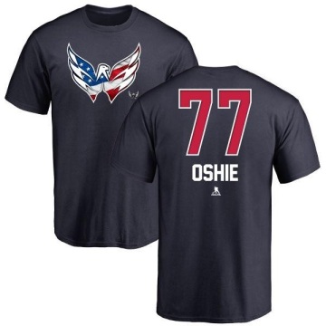 T.J. Oshie Name and Number Banner Wave T-Shirt - Navy