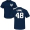 Tommy Kahnle Name & Number T-Shirt - Navy