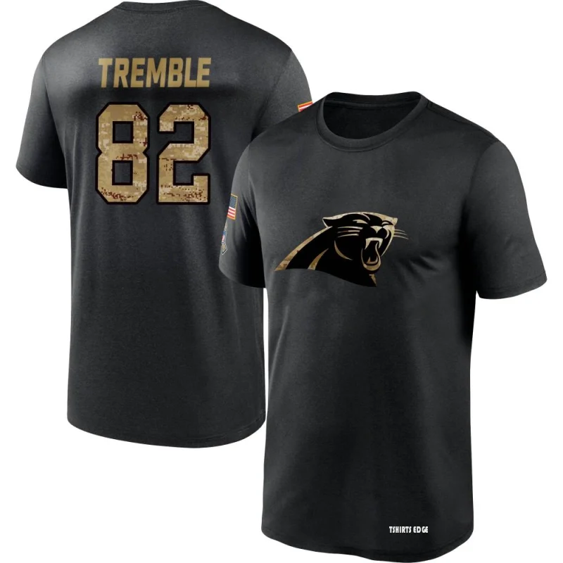 Tommy Tremble 2020 Salute To Service Performance T-Shirt - Black -  Tshirtsedge