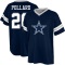 Tony Pollard Name & Number Game Day V-Neck T-Shirt - Navy Blue