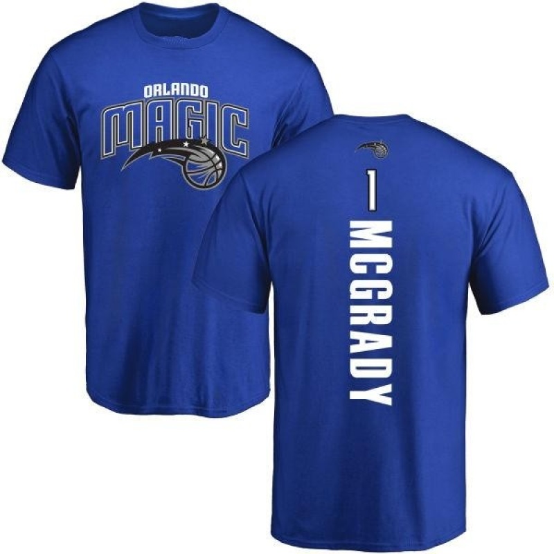 Tracy Mcgrady Backer T-Shirt - Royal - Tshirtsedge