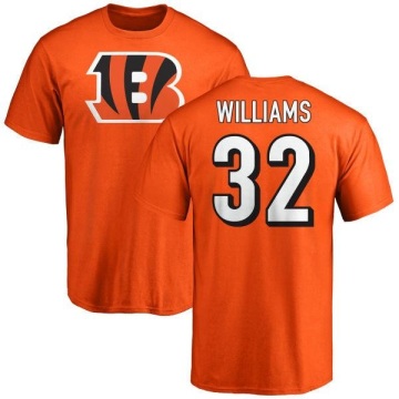 Trayveon Williams Name & Number T-Shirt - Orange