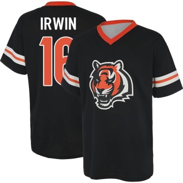 Trenton Irwin Name & Number Game Day V-Neck T-Shirt - Black