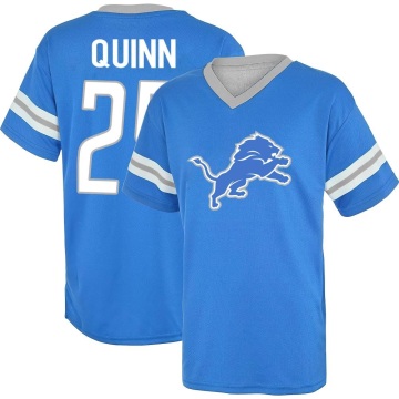 Trey Quinn Los Name & Number Game Day V-Neck T-Shirt - Blue