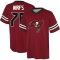 Tristan Wirfs Name & Number Game Day V-Neck T-Shirt - Red