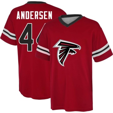 Troy Andersen Name & Number Game Day V-Neck T-Shirt - Red