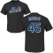 Tug McGraw Name & Number T-Shirt - Black