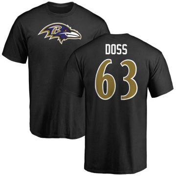 Tykeem Doss Name & Number T-Shirt - Black