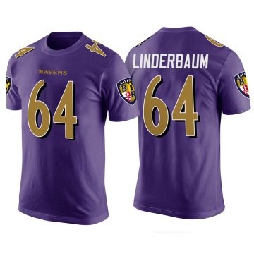 Tyler Linderbaum Legend Color Rush T-Shirt - Purple
