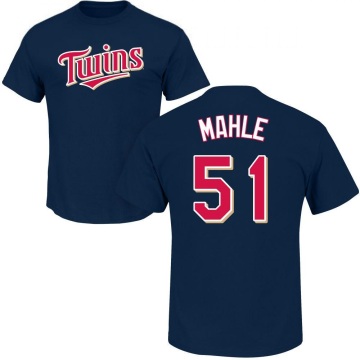 Tyler Mahle Name & Number T-Shirt - Navy